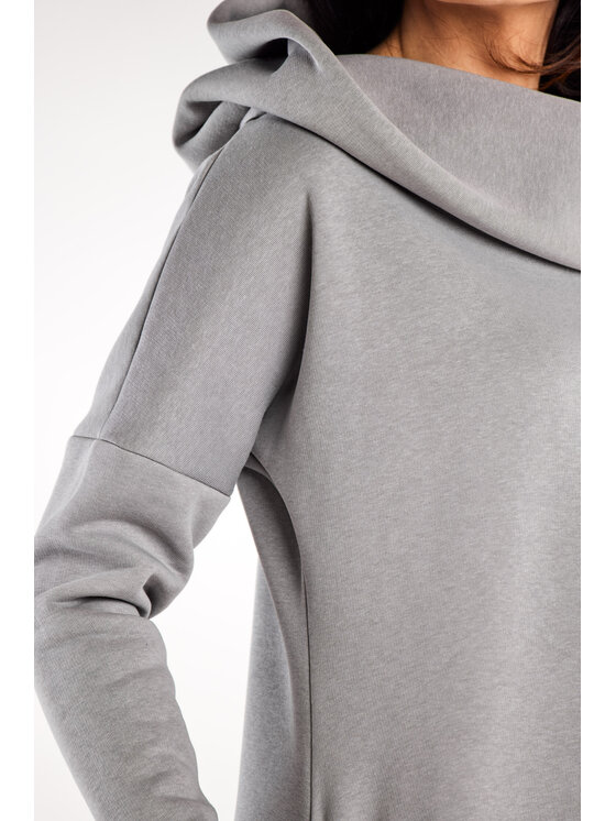 Infinite You Infinite You Úpletové šaty M328 Šedá Basic Fit