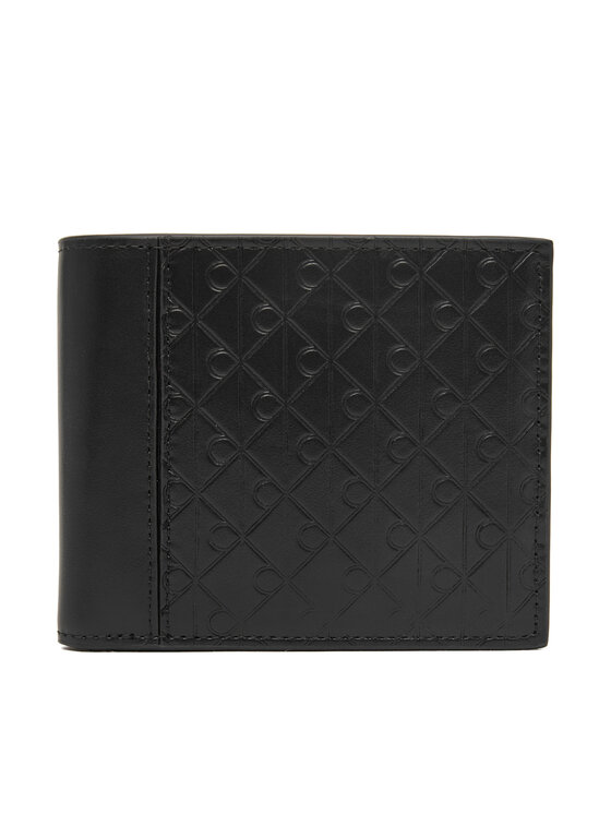 Calvin Klein Calvin Klein Πορτοφόλι Refined Emblem Mix Billfold W/ F LV04D1317G Μαύρο