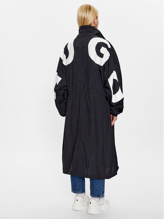 HUGO HUGO Cappotto di transizione Felicia-1 50495052 Nero Relaxed Fit