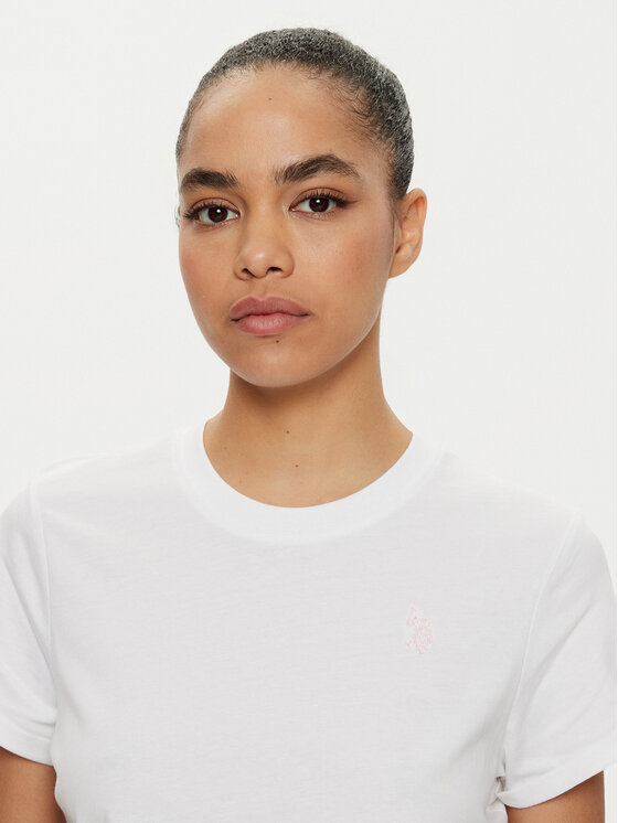 U.S. Polo Assn. U.S. Polo Assn. Тишърт WUP0634 Бял Regular Fit