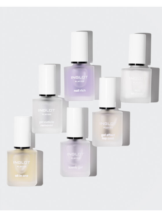 INGLOT INGLOT Iconic Gel Playinn Nabłyszczający Lakier do paznokci Bezbarwny