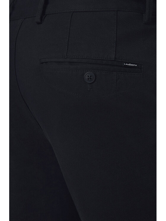 Lancerto Lancerto Chinosy Mikkeli SP082125000017 Czarny Regular Fit