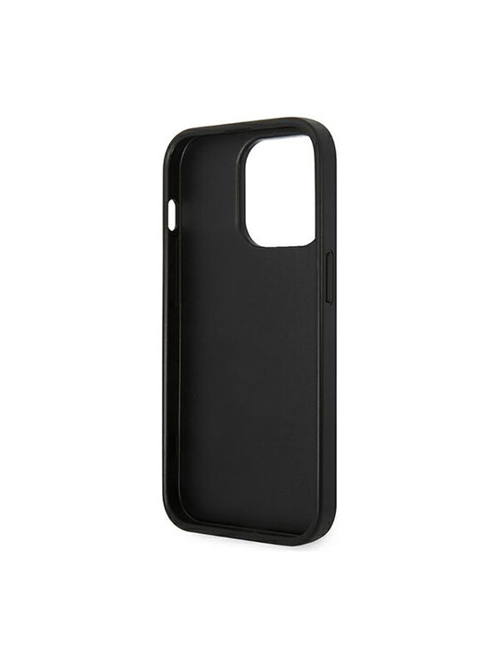 KARL LAGERFELD KARL LAGERFELD Etui na telefon Saffiano Choupette Head Patch Case Czarny