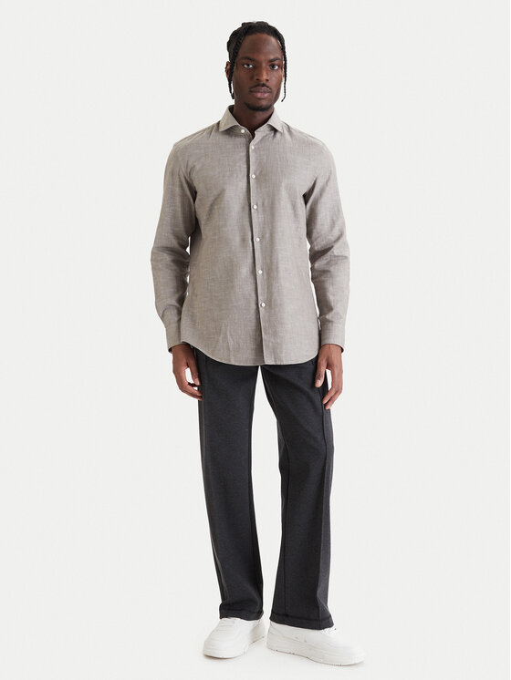 HUGO HUGO Cămașă Kason 50539775 Bej Slim Fit