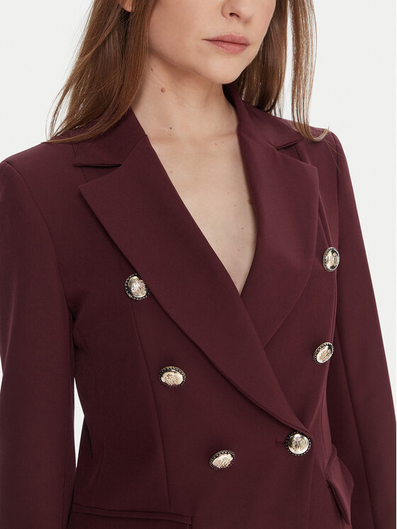 Maryley Maryley Suknjič 25IB139/43BU Bordo rdeča Regular Fit
