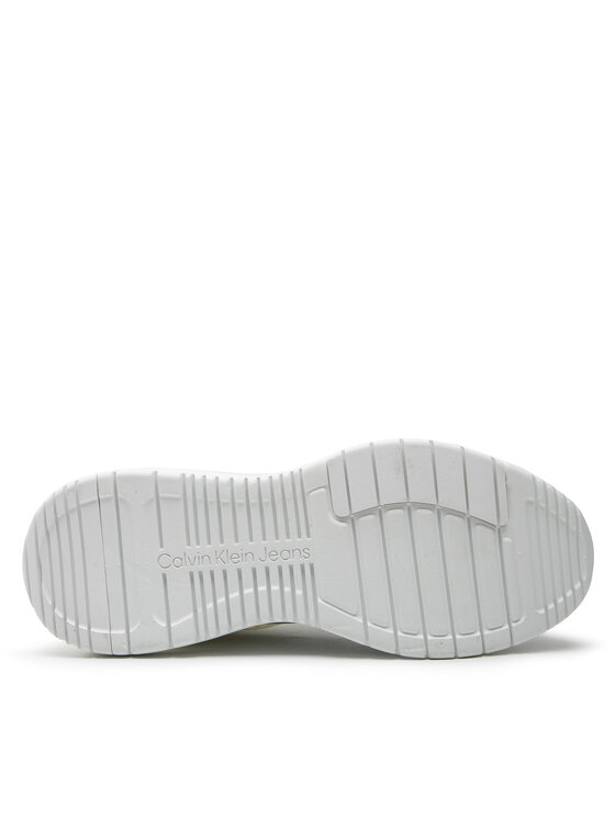 Calvin Klein Jeans Calvin Klein Jeans Sneakers Sporty Runner Comfair Laceup Tpu YW0YW00696 Bianco