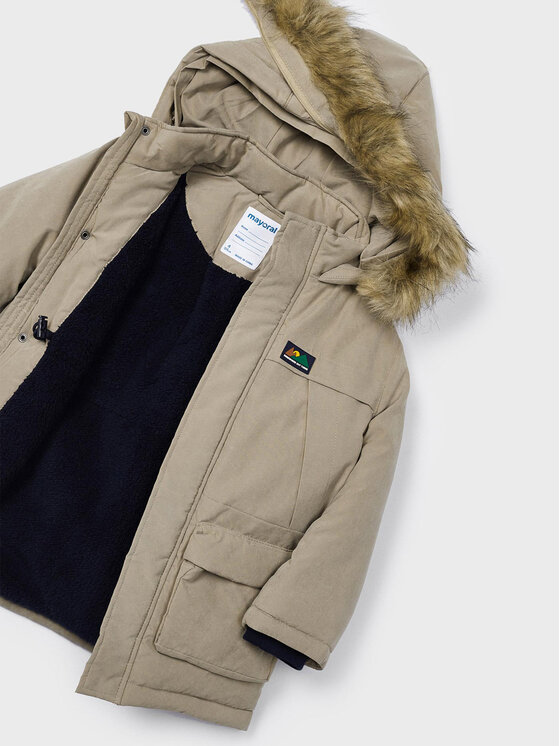 Mayoral Mayoral Parka 4.439 Rjava Regular Fit
