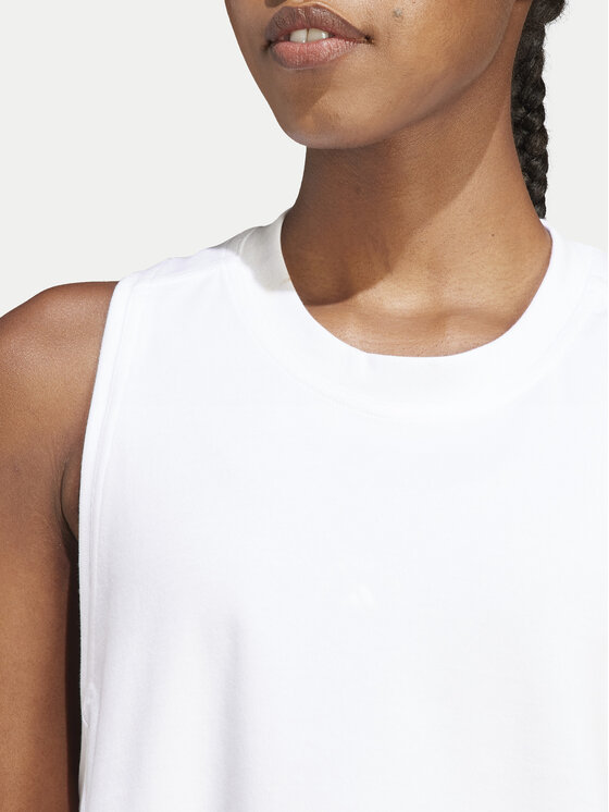 adidas by Stella McCartney adidas by Stella McCartney Top IB6858 Valge Regular Fit