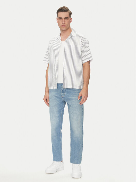 Gap Gap Koszula 768021 Biały Boxy Fit