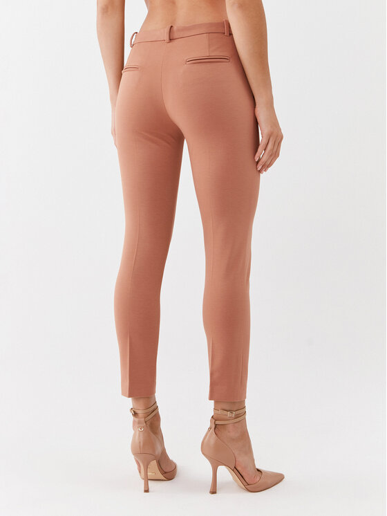 PINKO Pinko Hlače Bello 100155 A15M Smeđa Slim Fit