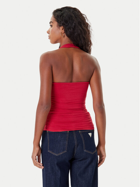 Guess Guess Felső W5YP28 KACM2 Piros Regular Fit