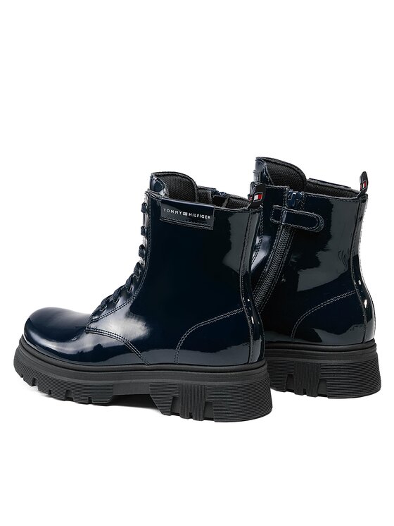 Tommy Hilfiger Tommy Hilfiger Μπότες T4A5-33040-0775 S Μπλε