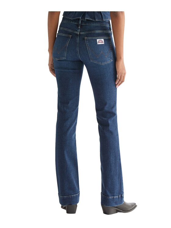 Wrangler Wrangler Jeansy 112379973 Niebieski Flare Fit