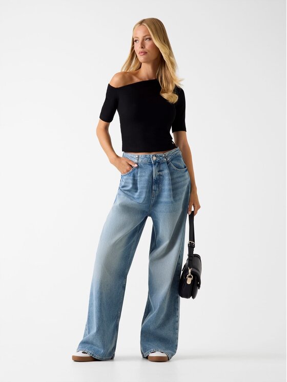 Guess Guess Jeansy 179604 Niebieski Relaxed Fit