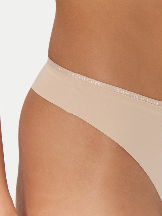 Tommy Hilfiger Tommy Hilfiger Kalhotky string UW0UW05214 Béžová