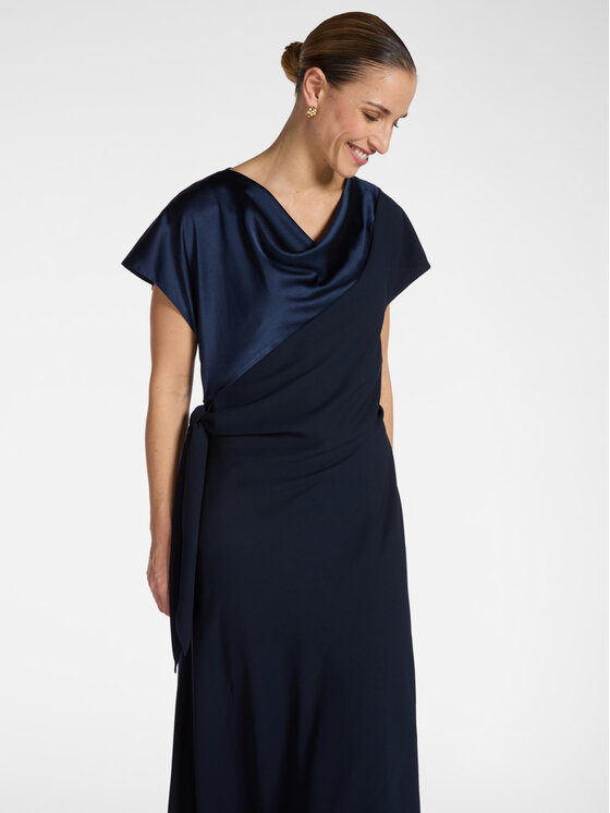 Elena Mirò Elena Mirò Sukienka wieczorowa 7070P000279N034 Niebieski A-Line Fit