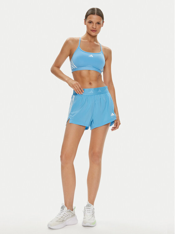 adidas adidas Pantaloni scurți sport Hyperglam IT4669 Albastru celest Regular Fit