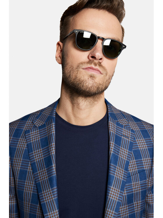 Lancerto Lancerto Marynarka Jersey MA099123000010 Niebieski Slim Fit
