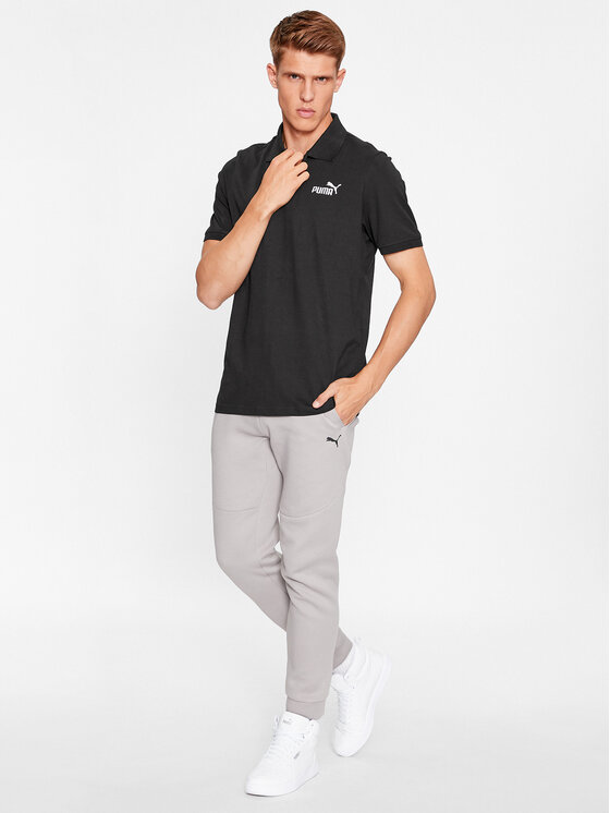 Puma Puma Poloshirt Ess Pique 586674 Schwarz Regular Fit