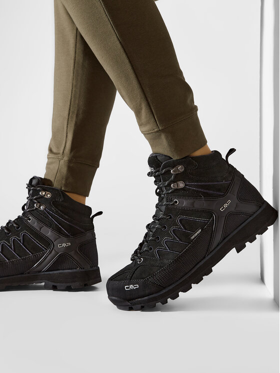 CMP CMP Pārgājienu apavi Moon Mid Trekking Shoe Wp 31Q4797 Melns