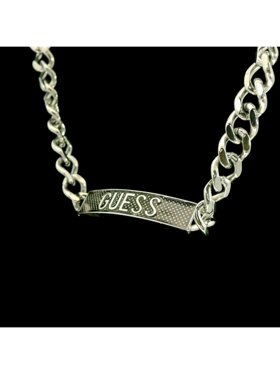 Guess Guess Bransoletka JUXB03214JWSTBKL Srebrny
