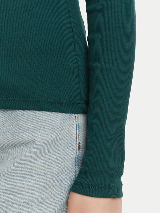 Tommy Jeans Tommy Jeans Halenka Essential DW0DW17387 Tmavě zelená Slim Fit