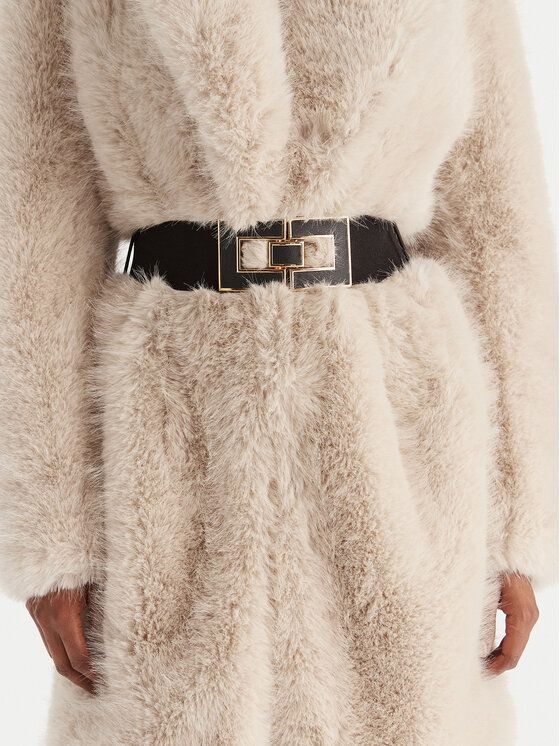 YES LONDON YES LONDON Шуба ECO/037 Бежевий Regular Fit