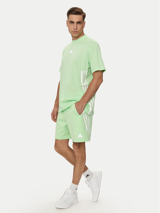 adidas adidas T-Shirt Future Icons 3-Stripes IR9169 Zielony Loose Fit