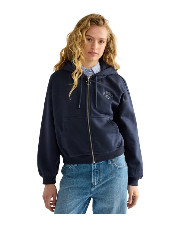 Wrangler Wrangler Bluza 112386835 Granatowy Regular Fit