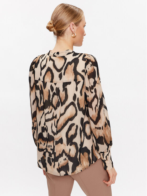 Marc Aurel Marc Aurel Majica 6025 1016 24625 Bež Relaxed Fit