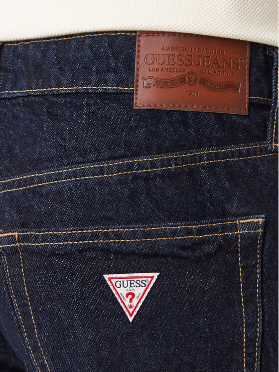 Guess Jeans Guess Jeans Farmer M4BA80 D5HS1 Sötétkék Regular Fit