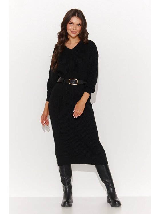 Numinou Numinou Sweter NU_S94 Czarny Regular Fit