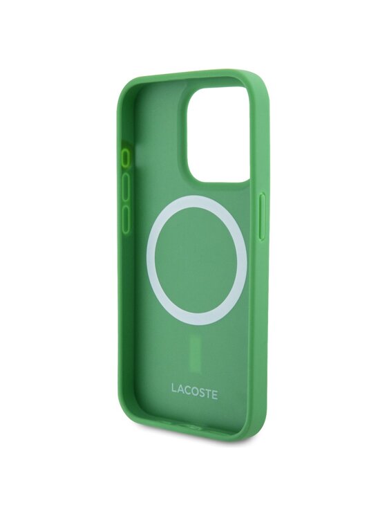 Lacoste Lacoste Etui na telefon Apple iPhone 15 Pro Zielony