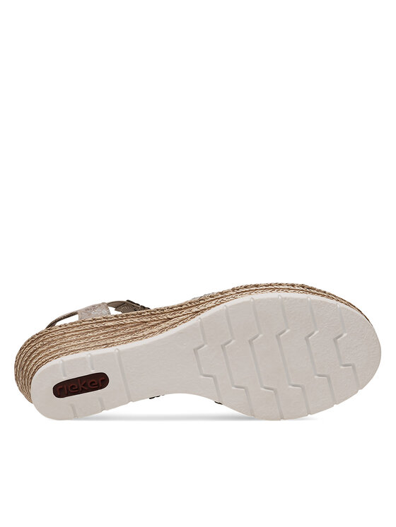 Rieker Rieker Sandali 61916-91 Srebrna