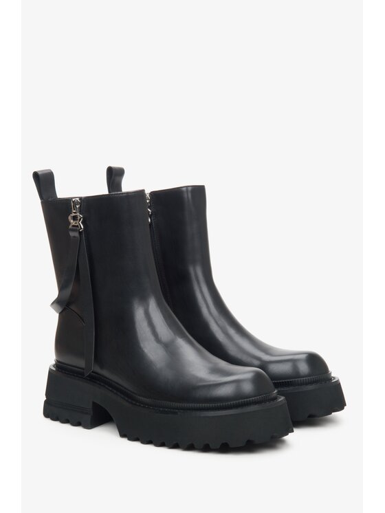 Estro Estro Μποτάκια ER00114330 Μαύρο