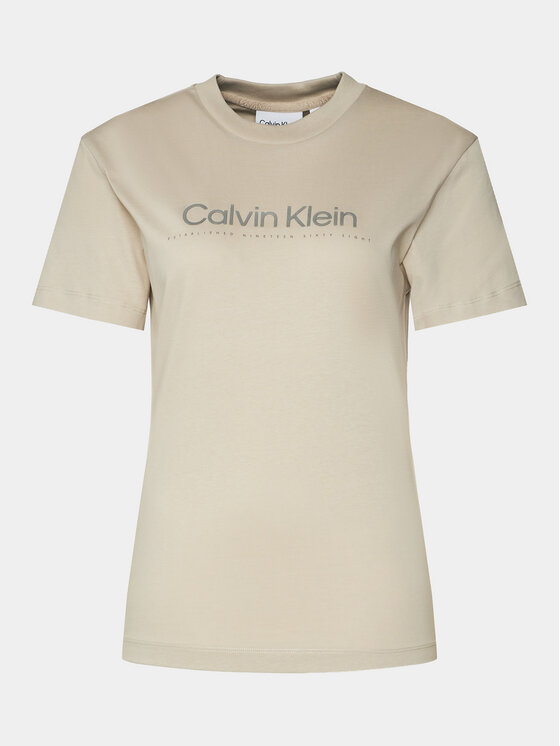Calvin Klein Calvin Klein Футболка Graphic K20K206753 Сірий Regular Fit