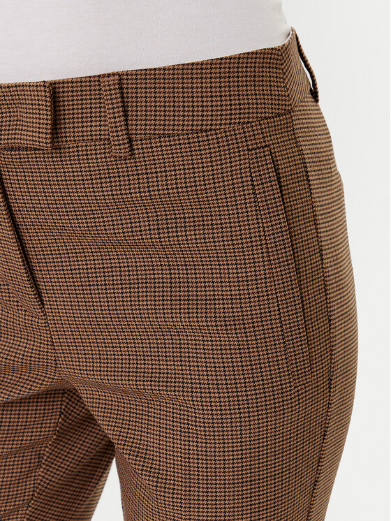 Marella Marella Chinosy Opaco 2523136101 Brązowy Slim Fit