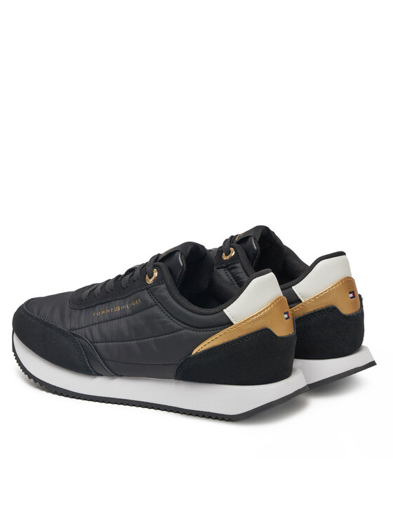 Tommy Hilfiger Tommy Hilfiger Sneakersy Essential Runner FW0FW08332 Czarny