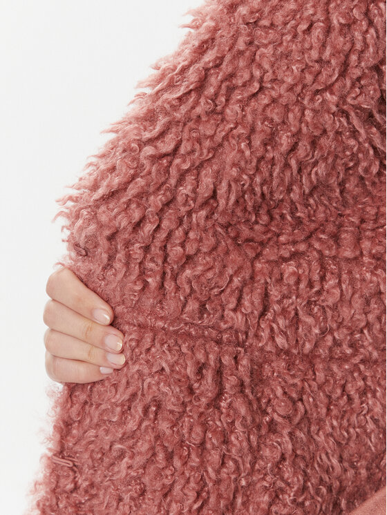 TWINSET TWINSET Fellmantel 232TT2100 Rosa Regular Fit