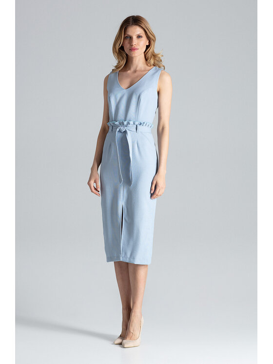FIGL FIGL Šaty M633 Modrá Regular Fit