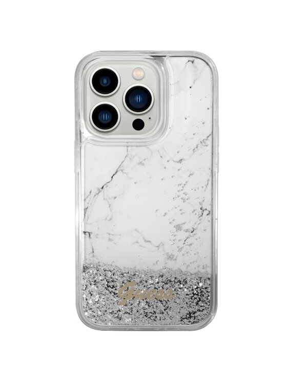 Guess Guess Etui na telefon iPhone 14 Pro Biały