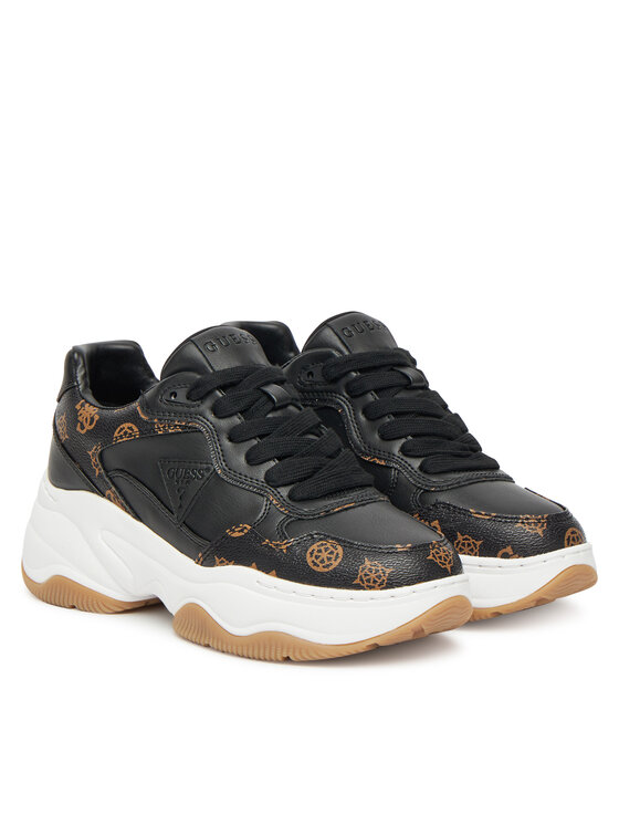 Guess Guess Sneakersy FLTHPY FAL12 Czarny