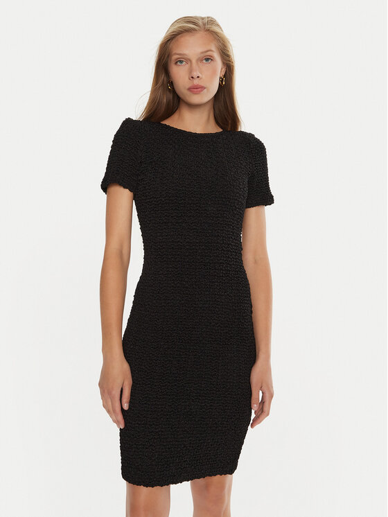 DKNY Každodenné šaty DD4E1B89 Čierna Regular Fit