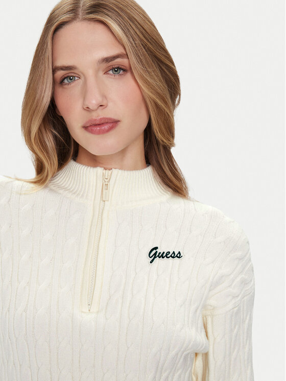 Guess Guess Ζακέτα V5BR02 Z0572 Μπεζ Regular Fit