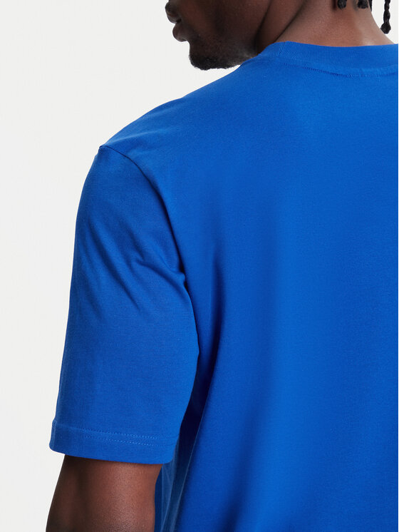adidas adidas Tričko Essentials Small Logo JF1094 Modrá Regular Fit