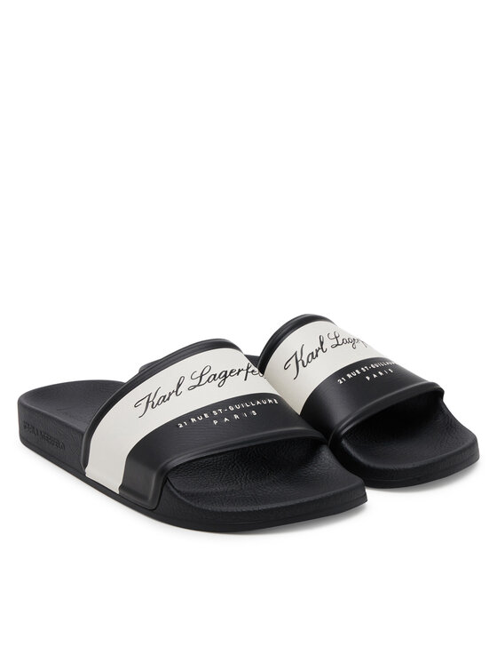 KARL LAGERFELD KARL LAGERFELD Papucs Kondo 2.0 KL80923 Fekete