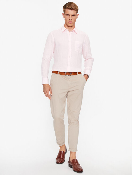 BOSS Boss Camicia Relegant 6 50489344 Rosa Regular Fit