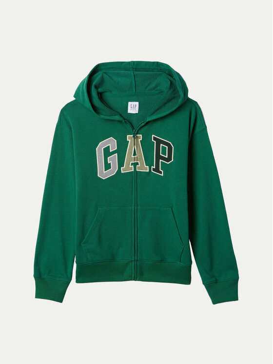 Gap Gap Džemperis 542315-01 Žalia Relaxed Fit