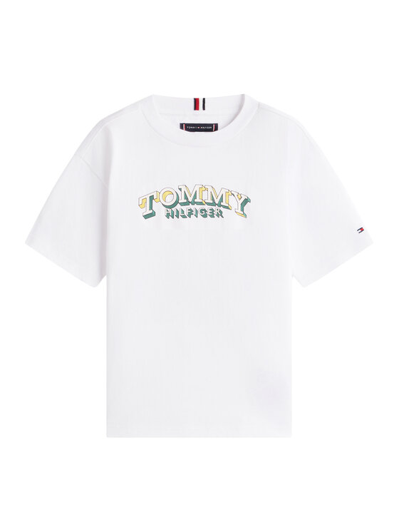 Tommy Hilfiger Tommy Hilfiger Marškinėliai KB0KB10267 Balta Regular Fit