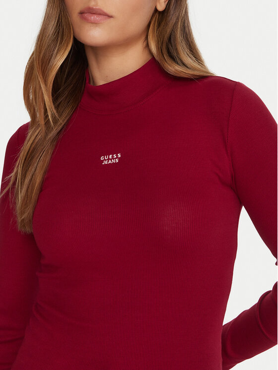 Guess Jeans Guess Jeans Dolcevita W5BP23 KA0H1 Rosso Slim Fit